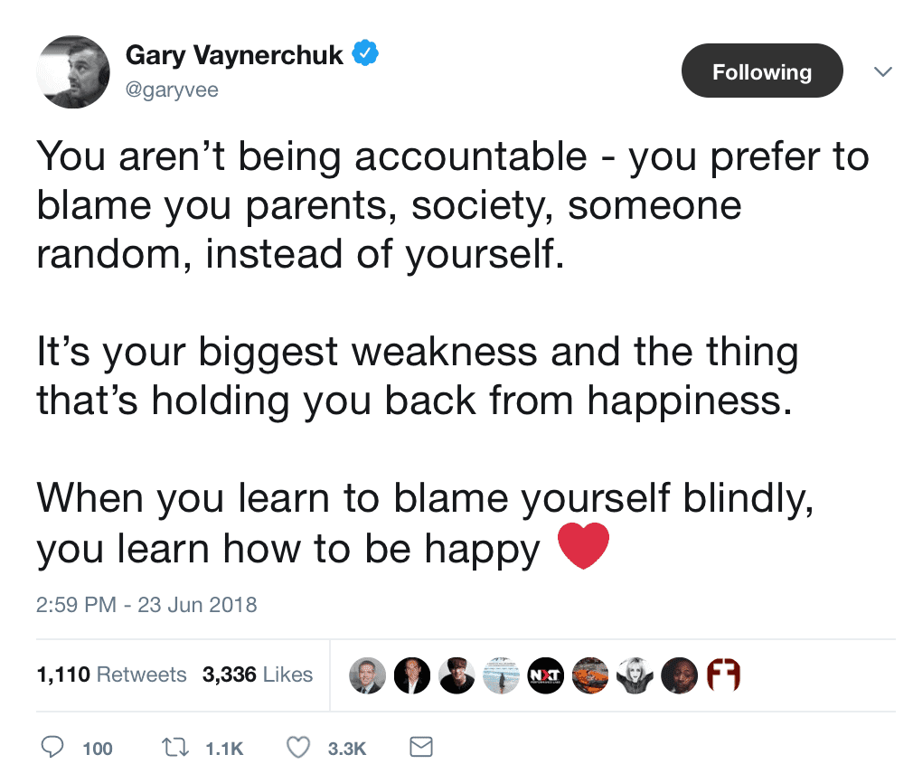 be accountable