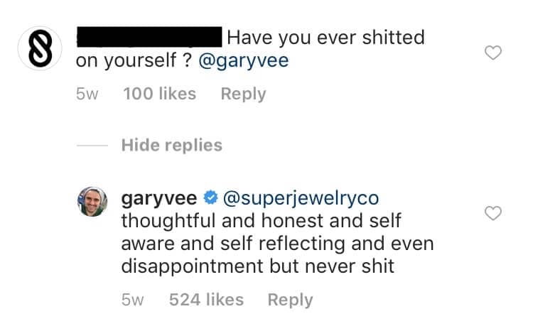 disappointed in myself but never shitting on myself