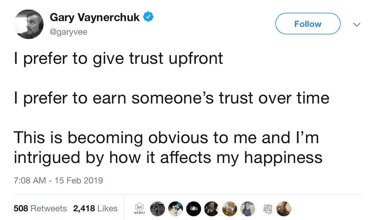 giving without expectation