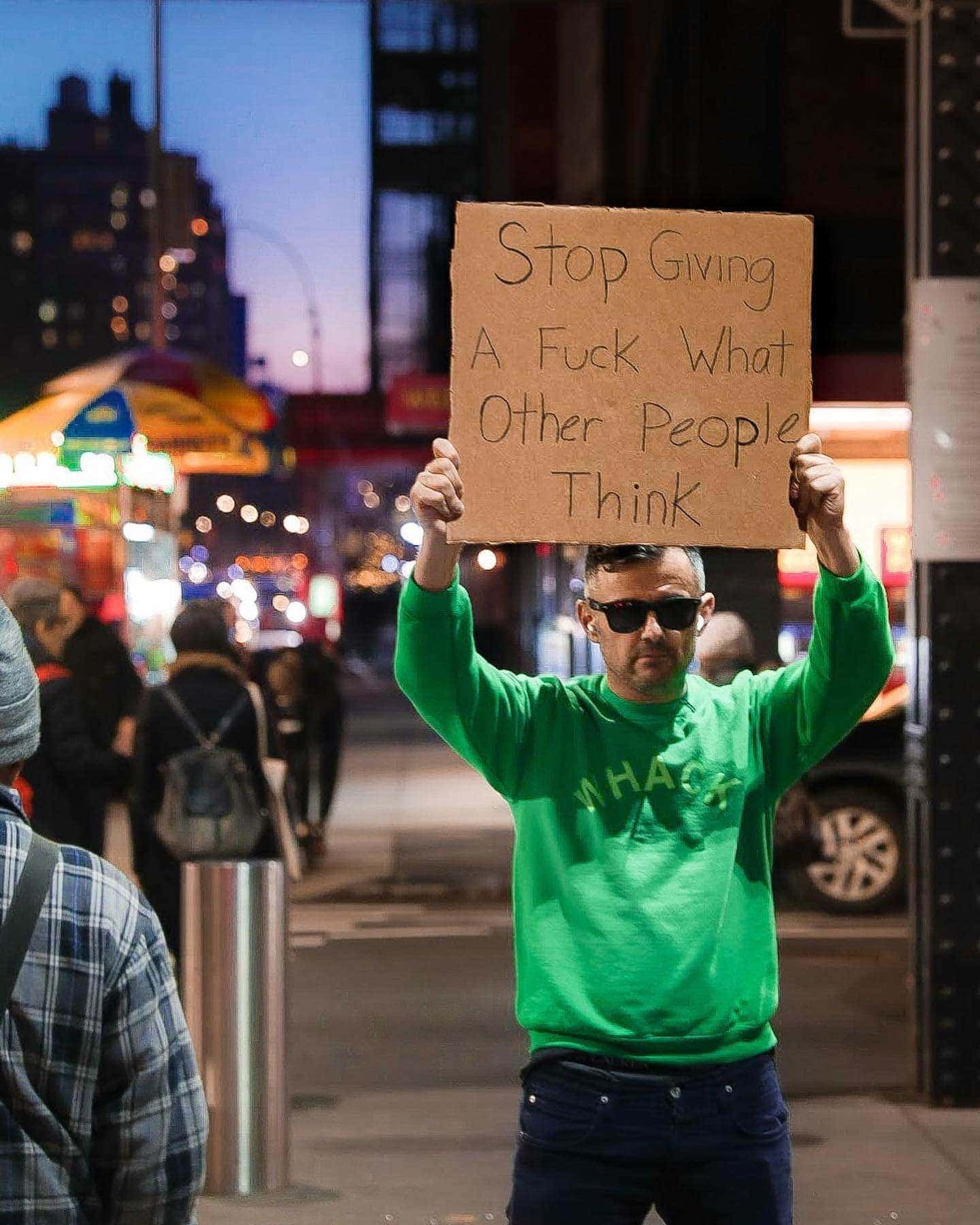 GaryVee quotes -- Stop giving a fuck what other people think