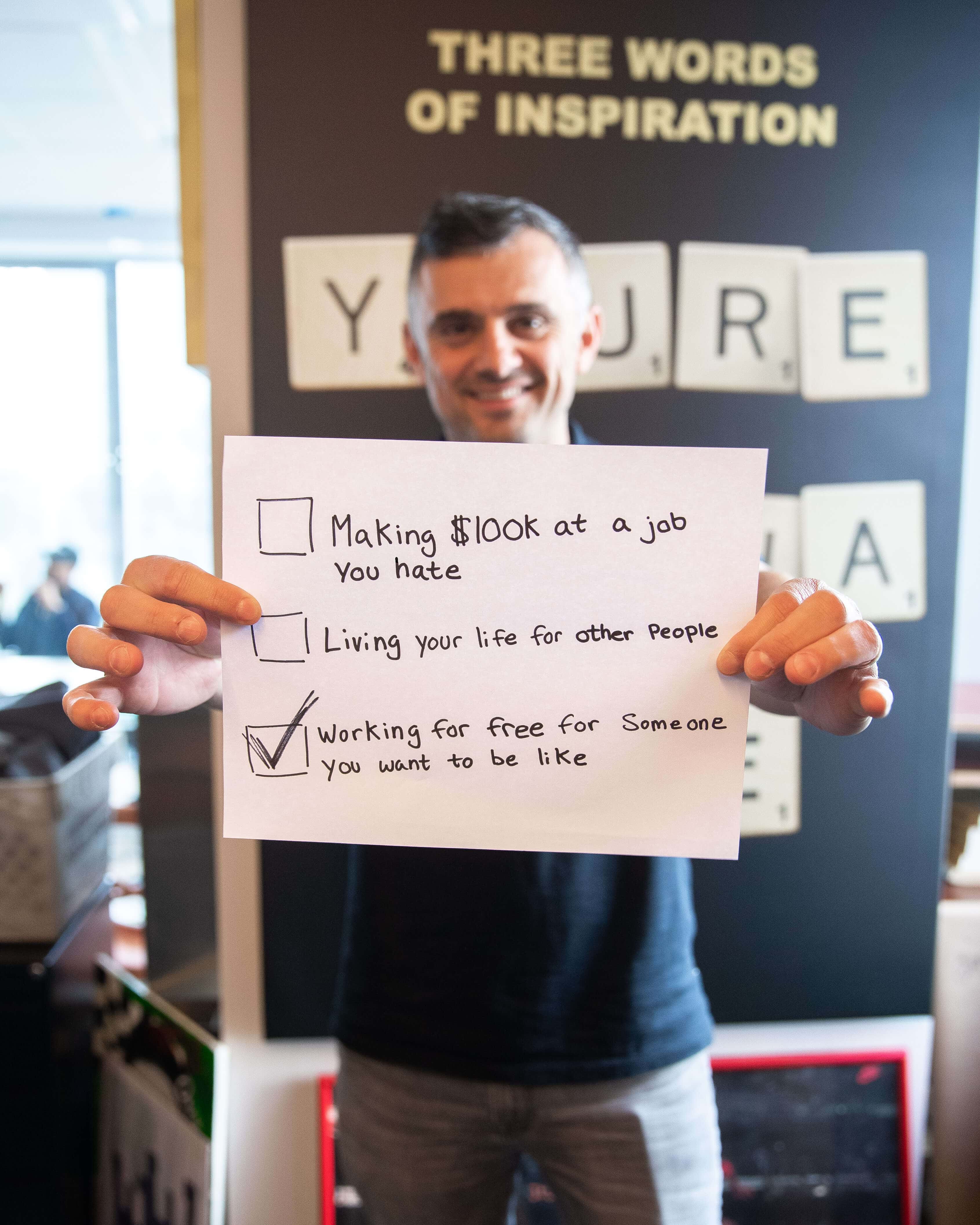 Like They Say, Nothing In Life Is Free - Gary Vaynerchuk