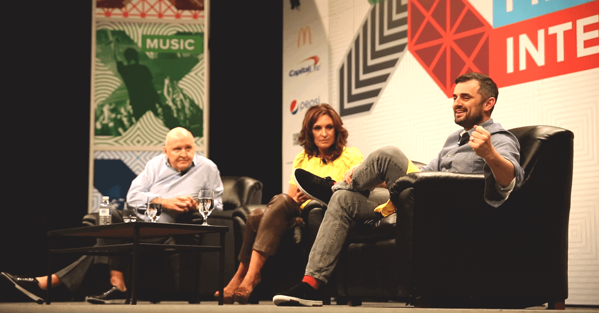 Gary Vaynerchuk with Jack and Suzy Welch at SXSW 2015