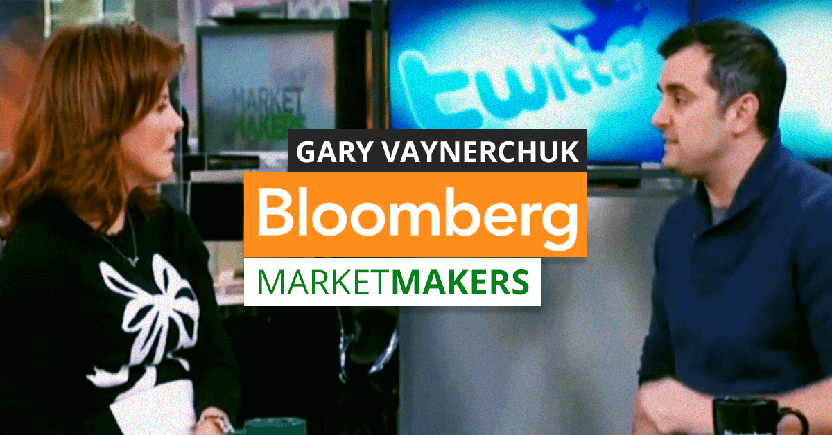 Gary Vaynerchuk talks with Stephanie Ruhle on Bloomberg Market Makers
