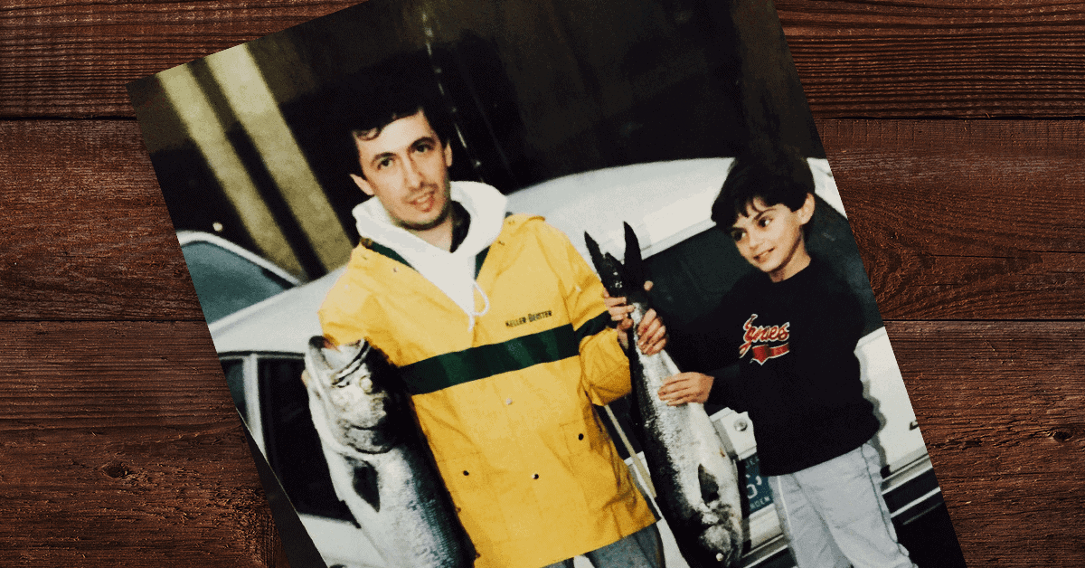 Gary Vaynerchuk and his father, Sasha Vaynerchuk