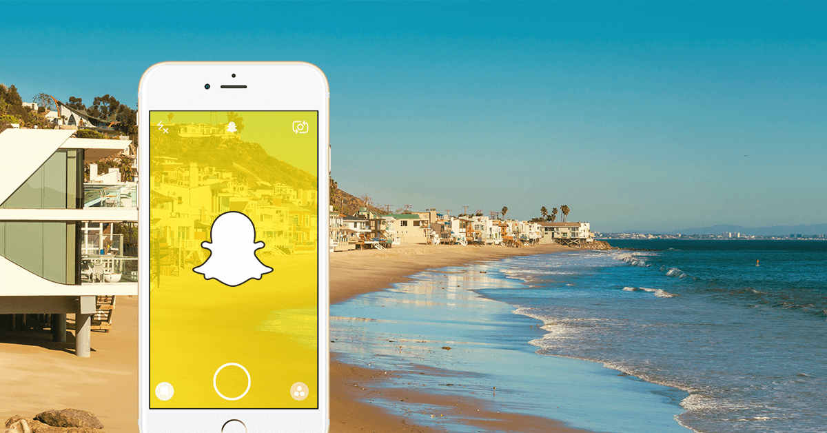 Using only Snapchat to sell real estate in Malibu