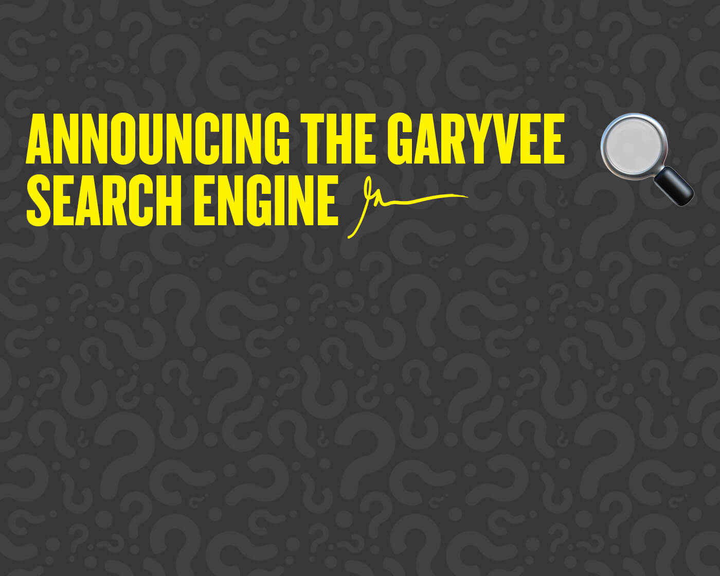 Announcing The Updated GaryVee Search Engine!
