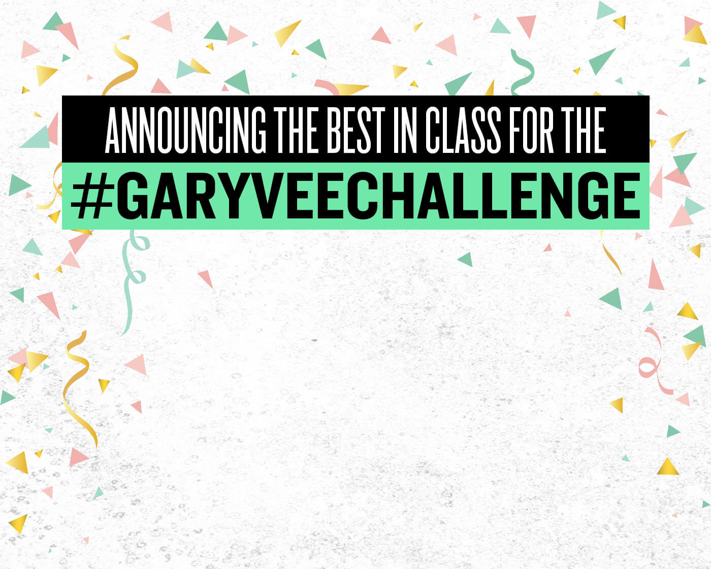 Announcing The GaryVee Challenge “Best In Class”